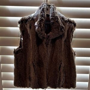 Ralph Lauren Faux Fur Vest ( Large)